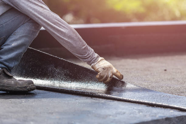 Professional Basement Waterproofing technician working in Bridgeport, AL
